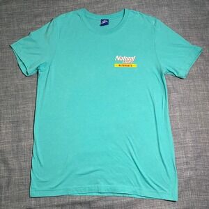 Natural Light Natty Light Naturdays Turquoise T-Shirt Beer Promo Graphic Tee